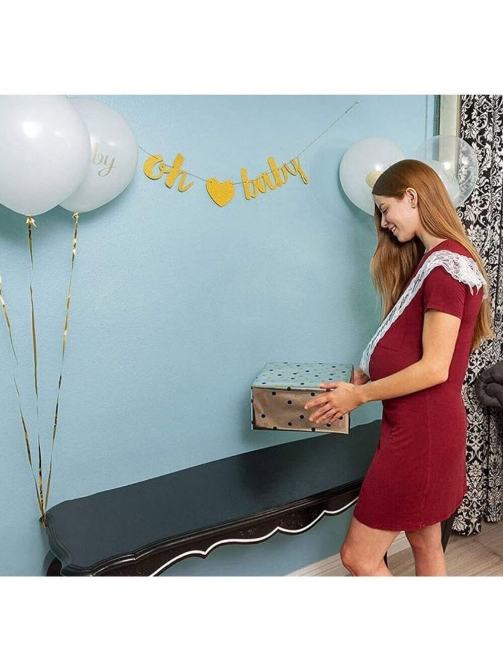 Gold Baby Shower Party Decorations - Picture 3 of 6
